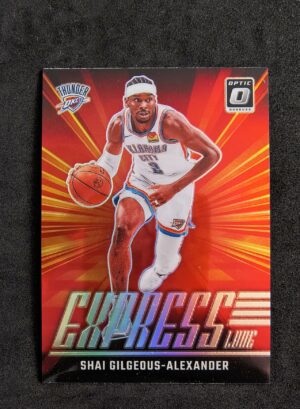 2024-25 Panini Optic Express Lane Shai Gilgeous-Alexander #24 Silver Prizm