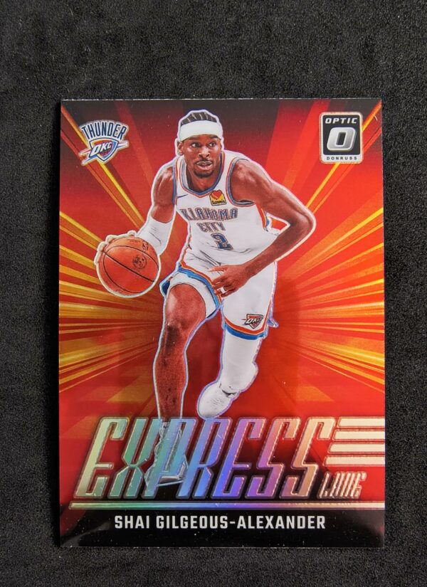 2024-25 Panini Optic Express Lane Shai Gilgeous-Alexander #24 Silver Prizm