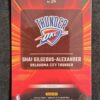 2024-25 Panini Optic Express Lane Shai Gilgeous-Alexander #24 Silver Prizm