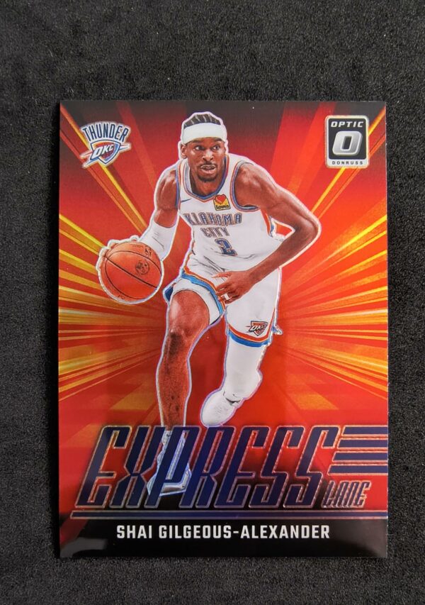 2024-25 Panini Optic Express Lane Shai Gilgeous-Alexander #24 Purple Prizm