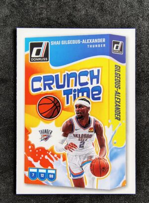 2024-25 Panini Donruss Crunch Time Shai Gilgeous-Alexander #14