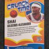 2024-25 Panini Donruss Crunch Time Shai Gilgeous-Alexander #14