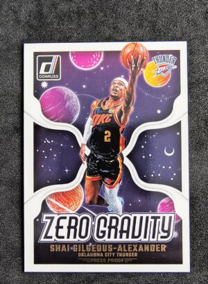 2024-25 Panini Donruss Zero Gravity Shai Gilgeous-Alexander #2 Press Proof Gold