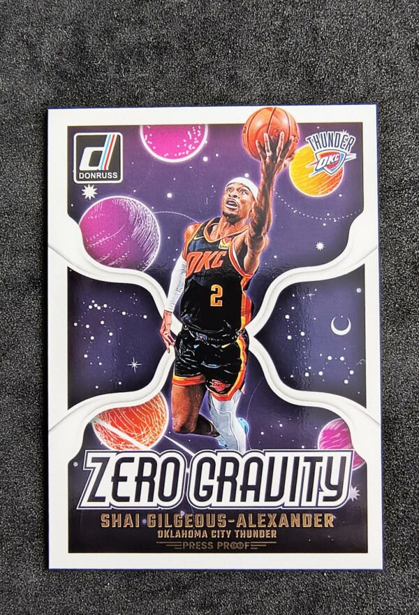 2024-25 Panini Donruss Zero Gravity Shai Gilgeous-Alexander #2 Press Proof Gold