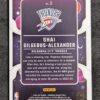 2024-25 Panini Donruss Zero Gravity Shai Gilgeous-Alexander #2 Press Proof Gold