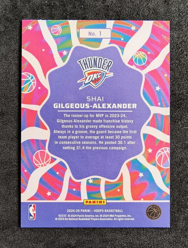 2024-25 Panini Hoops Funkadelic Shai Gilgeous-Alexander #1