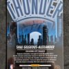 2023-24 Panini Hoops Premium Stock City Edition Shai Gilgeous-Alexander #26 Silver Prizm