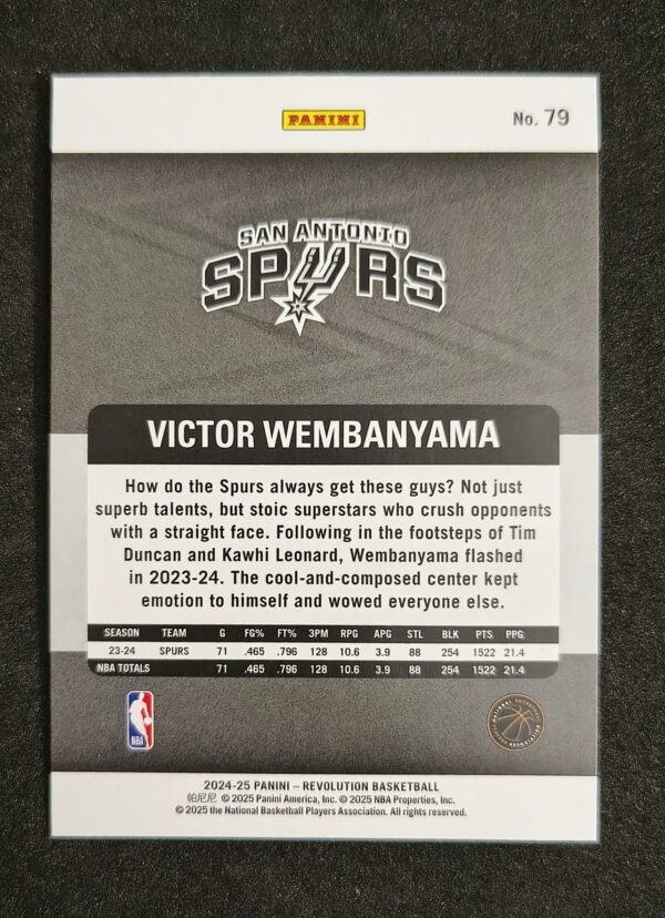 2024-25 Panini Revolution Victor Wembanyama #79