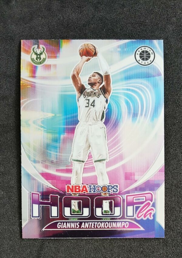 2023-24 Panini Hoops Premium Stock Hoopla Giannis Antetokounmpo #9