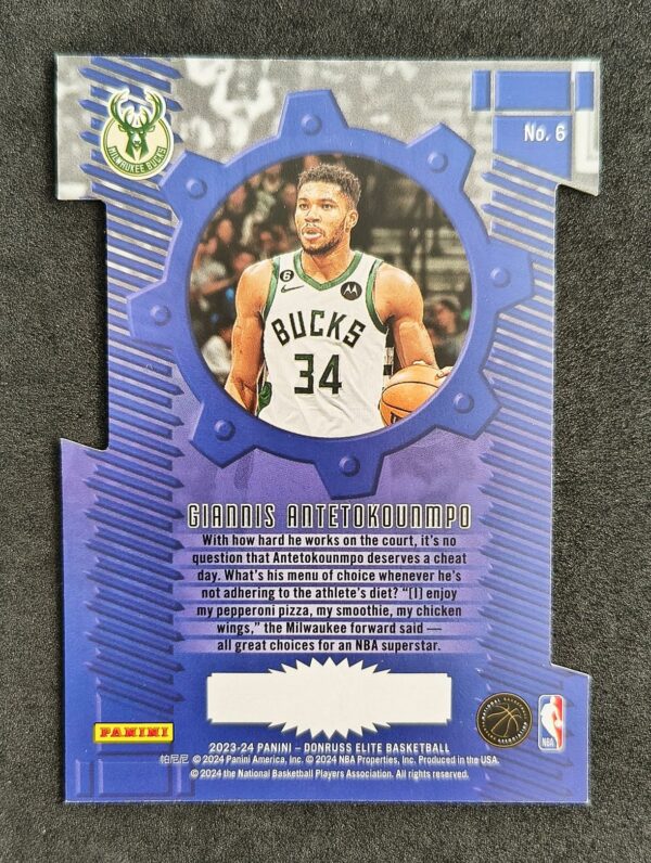 2023-24 Panini Elite Craftsmen Giannis Antetokounmpo #6