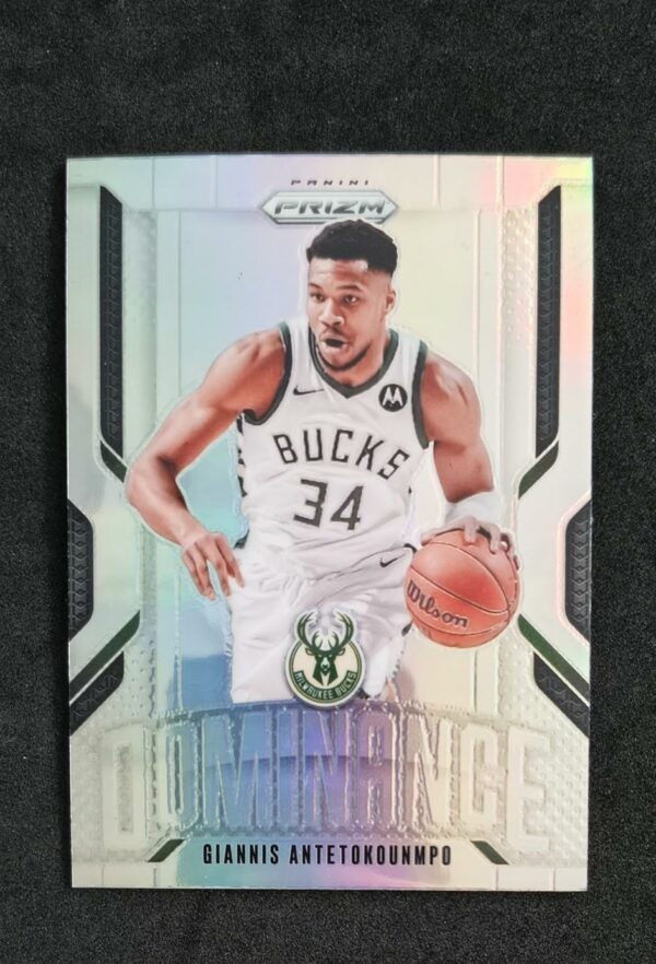 2024-25 Panini Prizm Dominance Giannis Antetokounmpo #4 Silver Prizm