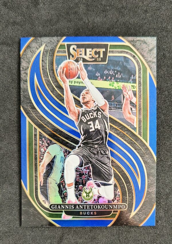 2024-25 Panini Select Giannis Antetokounmpo #137 Premier Level Prizm