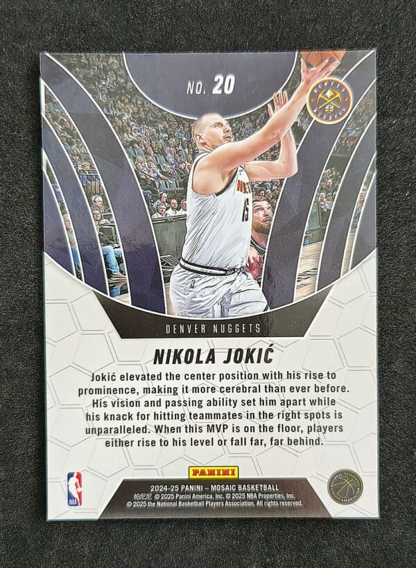 2024-25 Panini Mosaic Elevate Nikola Jokic #20