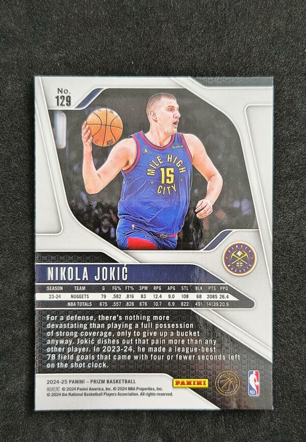 2024-25 Panini Prizm Nikola Jokic #129