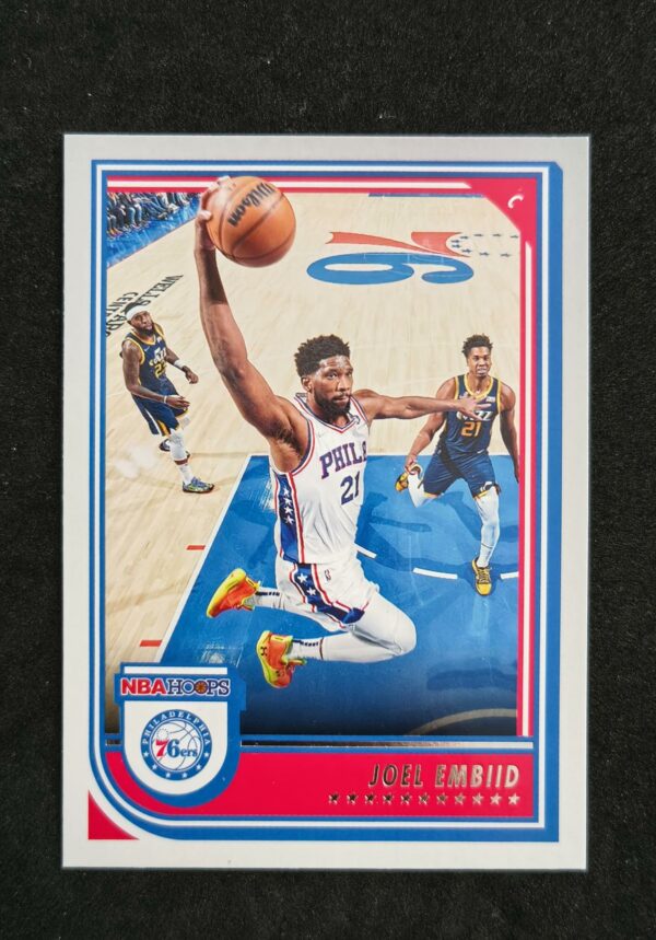 2022-23 Panini Hoops Joel Embiid #30 Red Back