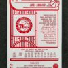 2022-23 Panini Hoops Joel Embiid #30 Red Back