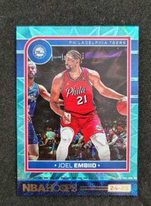2024-25  Panini Hoops Joel Embiid #131 Teal Explosion