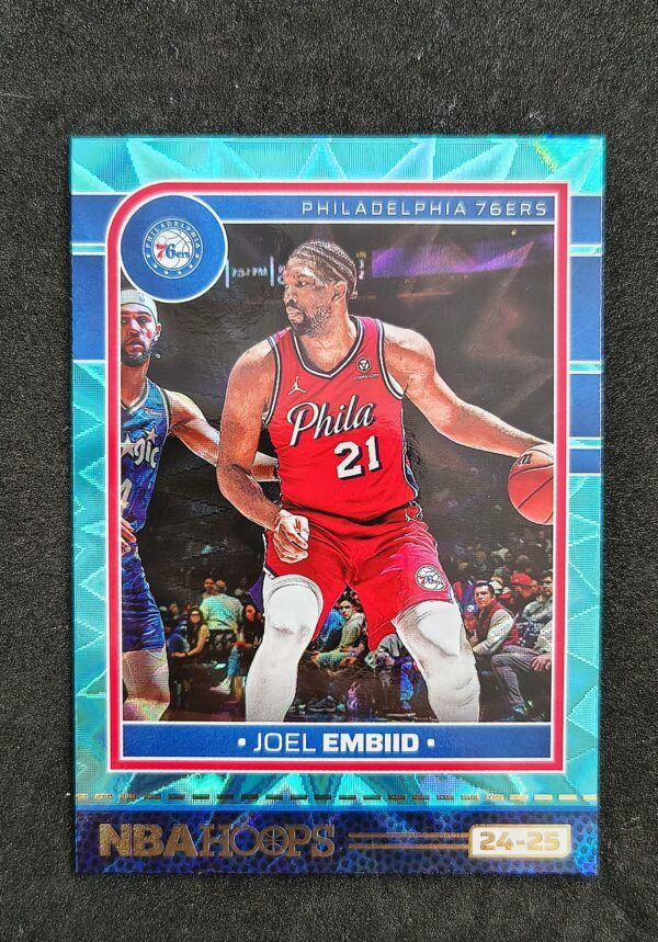 2024-25  Panini Hoops Joel Embiid #131 Teal Explosion