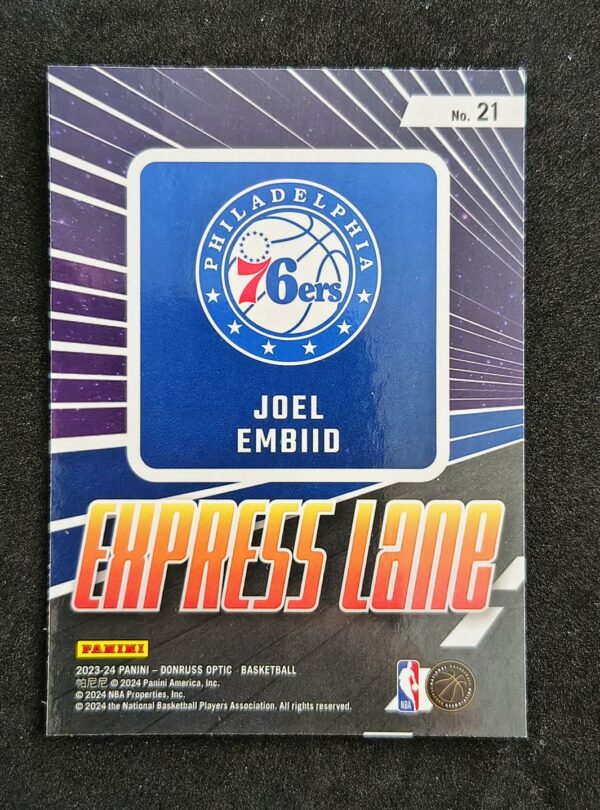 2023-24 Panini Optic Express Lane Joel Embiid #21