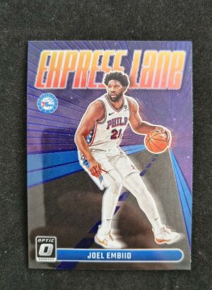 2023-24 Panini Optic Express Lane Joel Embiid #21 Purple