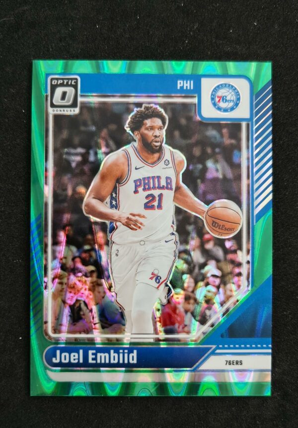 2024-25  Panini Optic Joel Embiid #19 Green Wave