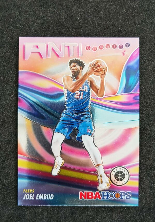 2023-24 Panini Hoops Premium Stock Anti Gravity Joel Embiid #7