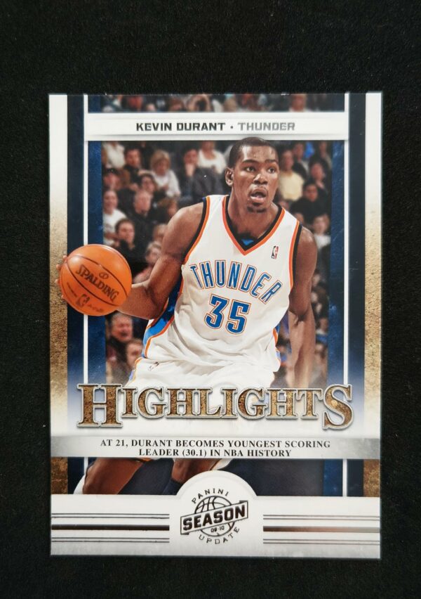 2009-10 Panini Season Update Highlights Kevin Durant #4