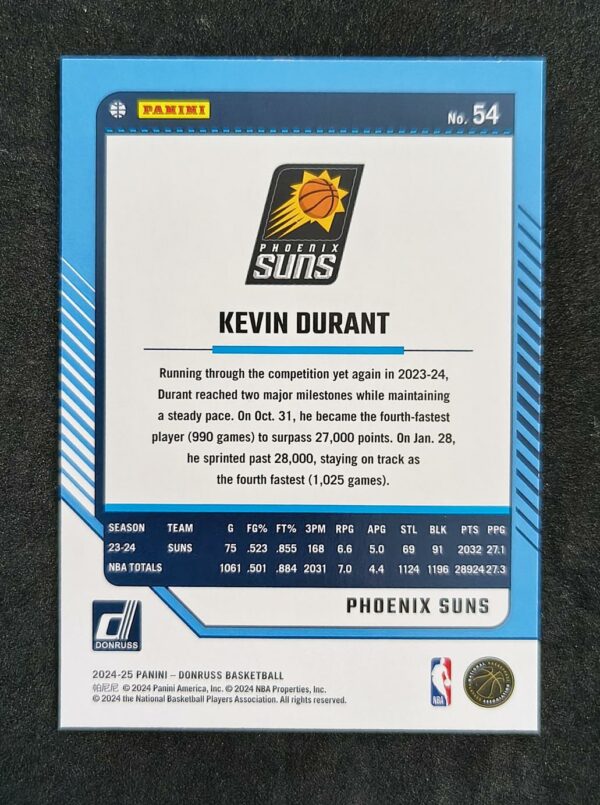 2024-25 Panini Donruss Kevin Durant #54