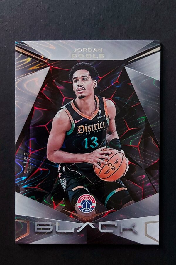 2023-24 Panini Black Jordan Poole #5 23/75