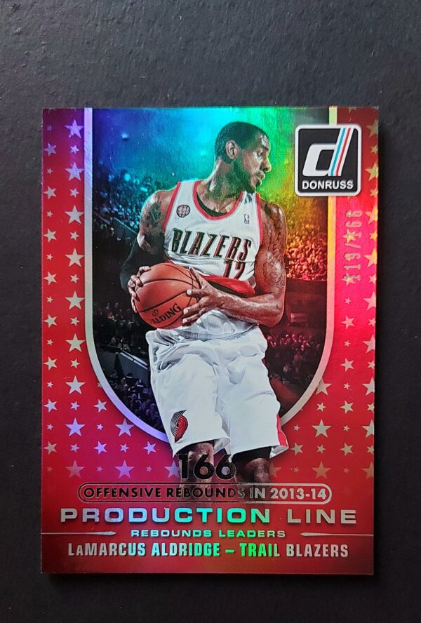2014-15 Panini Donruss Production Line Lamarcus Aldridge #7 119/166