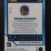 2024-25 Panini Optic Brandin Podziemski #36 01/88