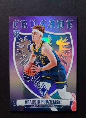 2023-24 Panini Phoenix Brandin Podziemski #5 33/75 RC