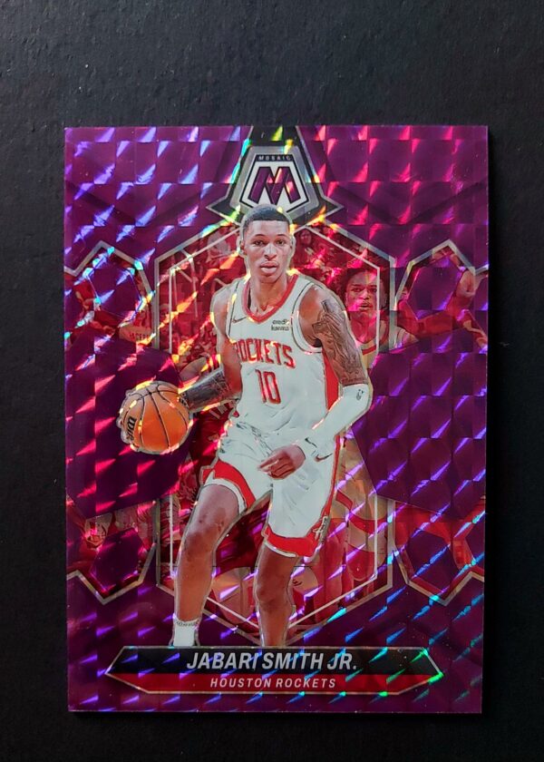 2023-24 Panini Mosaic Jabari Smith Jr #7 21/99