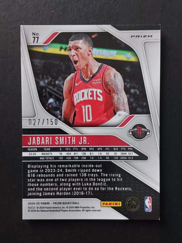 2024-25 Panini Prizm Jabari Smith Jr #77 027/150 Pandora