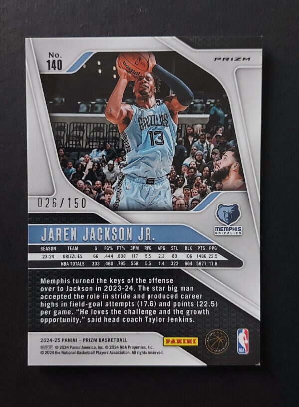 2024-25 Panini Prizm Jaren Jackson Jr #140 026/150 Pandora