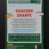 2023-24 Panini Optic Shaedon Sharpe #170 56/88