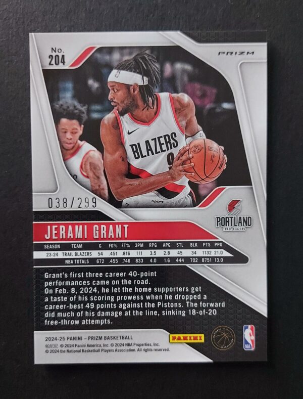 2024-25 Panini Prizm Jerami Grant #204 038/299