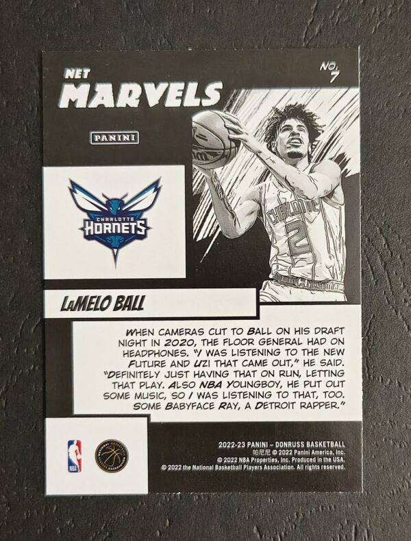 2022-23 Panini Donruss Net Marvels Lamelo Ball #7