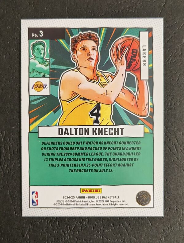 2024-25 Panini Donruss Net Marvels Dalton Knecht #3 RC