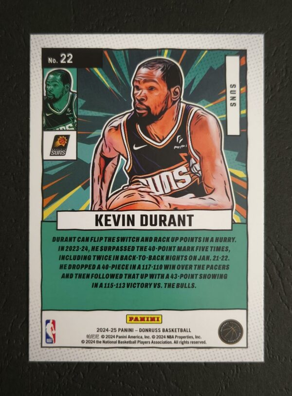 2024-25 Panini Donruss Net Marvels Kevin Durant #22