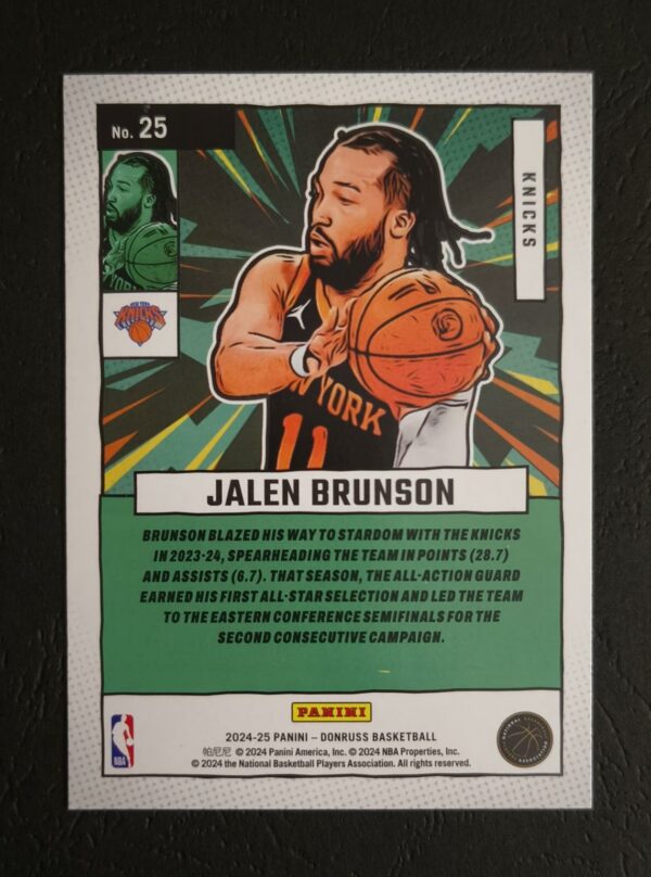 2024-25 Panini Donruss Net Marvels Jalen Brunson #25