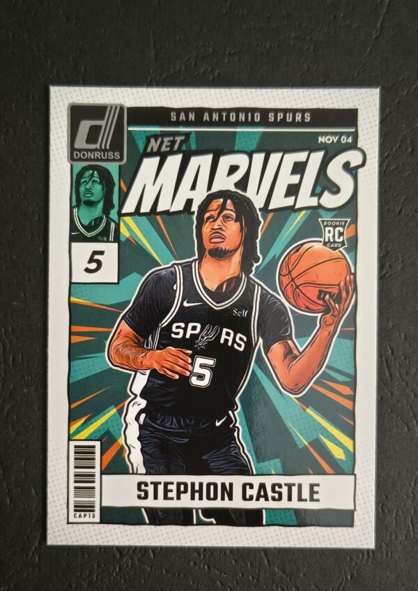 2024-25 Panini Donruss Net Marvels Stephon Castle #23 RC