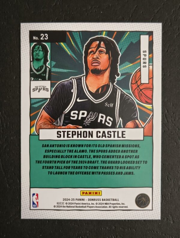 2024-25 Panini Donruss Net Marvels Stephon Castle #23 RC