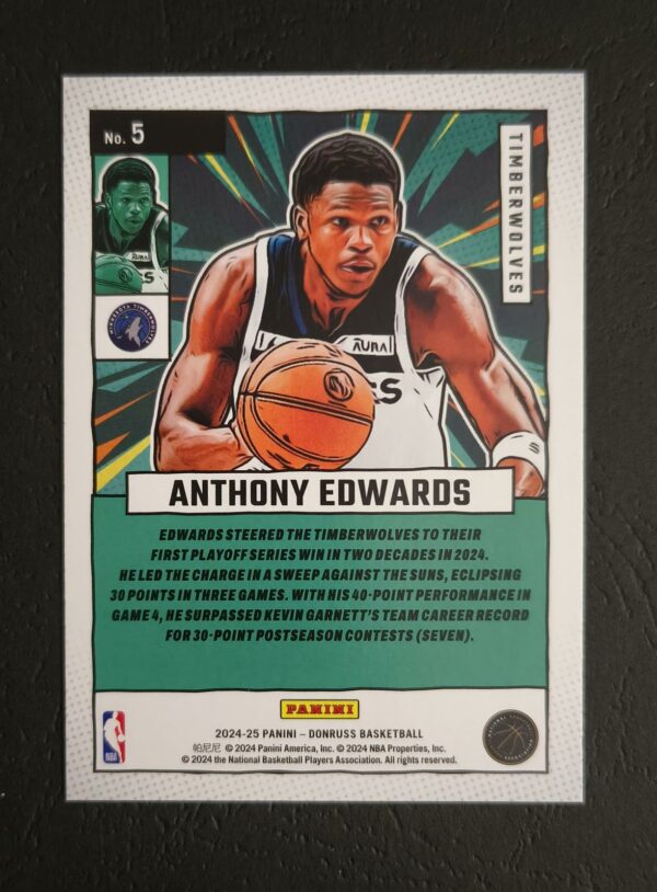 2024-25 Panini Donruss Net Marvels Anthony Edwards #5