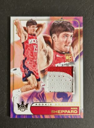 2024-25 Panini Court Kings Rookie Swatches Reed Sheppard RC Jersey