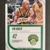 2018-19 Panini Threads Signage Vin Baker Auto