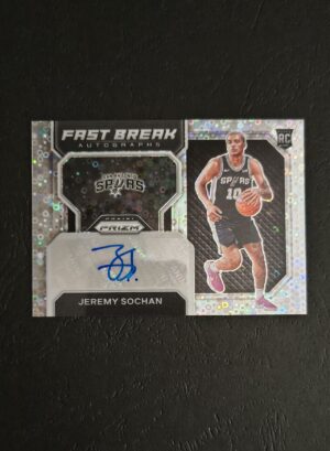 2022-23 Panini Prizm Fast Break Jeremy Sochan RC Auto