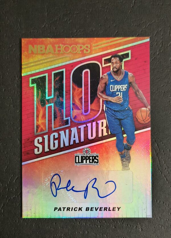 2018-19 Panini Hoops Hot Signatures Patrcik Beverly Auto