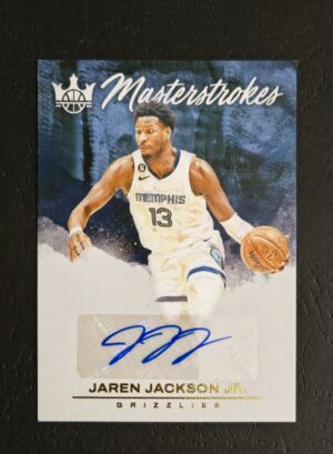 2023-24 Panini Court Kings Masterstrokes Jaren Jackson Jr 42/99 Auto