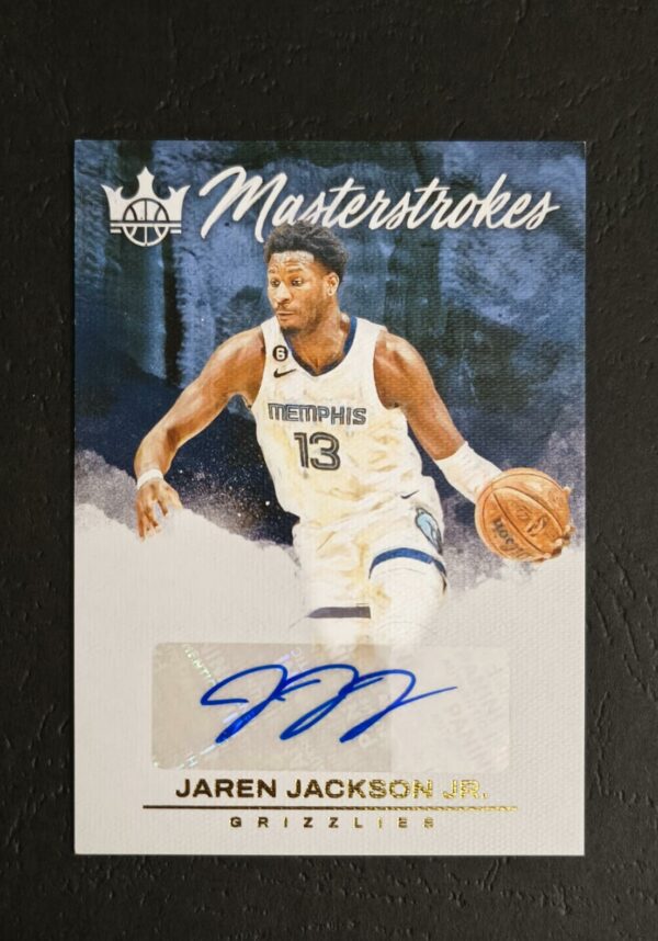 2023-24 Panini Court Kings Masterstrokes Jaren Jackson Jr 42/99 Auto
